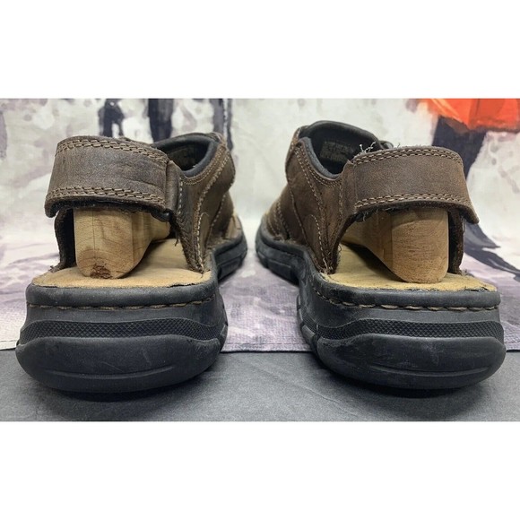 Skechers Men's Brown Leather Gladiator Fisherman Sandals 60395 Size 10 - Picture 7 of 13